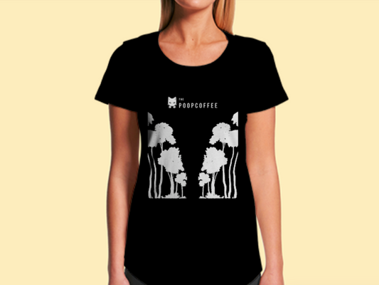 Thepoopcoffee - Clothing - Female T-shirt - Kopi Luwak